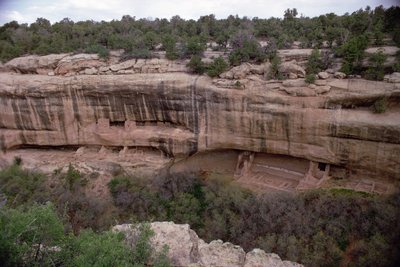 Remains of Pueblo Indian Cliff Dwellings, built 11th-14th century by Unbekannt Unbekannt